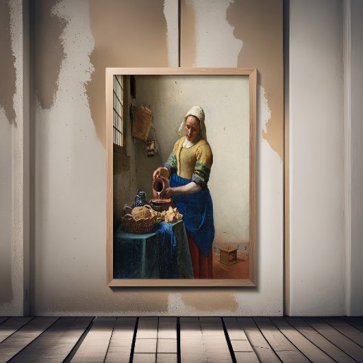 Poster Johannes Vermeer, Milkmaid