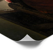 Poster Johannes Vermeer - Officier avec une fille qui rit (Coin)