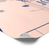 Poster Johannesburg - Afrique du Sud Breezy City Map (Coin)