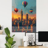 Poster Johannesburg Vintage (Bureau à domicile)