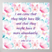 Poster John 10:10 (Devant)