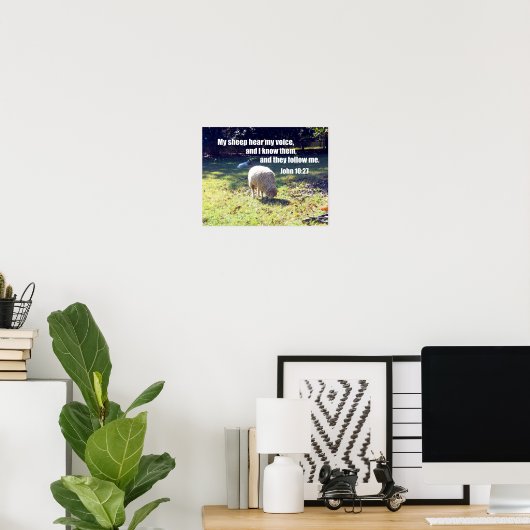 Poster John 10:27 (Bureau à domicile)