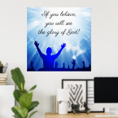 Poster John 11:40 (Bureau à domicile)