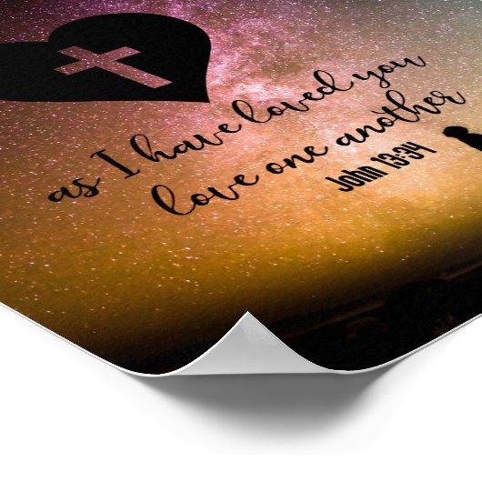 Poster John 13:34 (Coin)