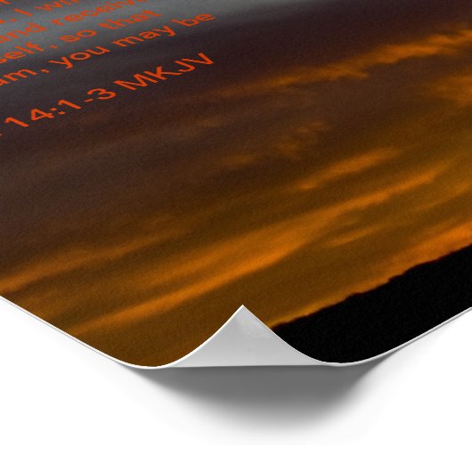 Poster John 14:1-3 (Coin)