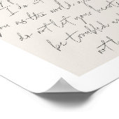 Poster John 14:27 Mini Boho Arc Beige Script (Coin)