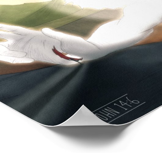 Poster John 14:6 (Coin)