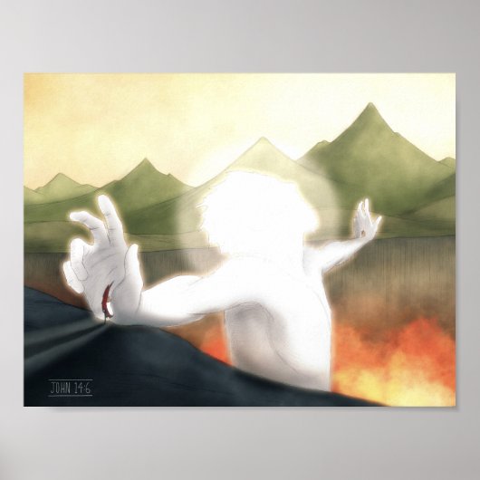 Poster John 14:6 (Devant)