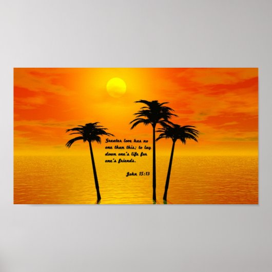 Poster John 15:13 (Devant)