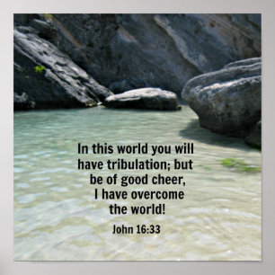 Poster John 16:33