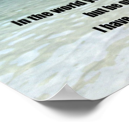 Poster John 16:33 (Coin)