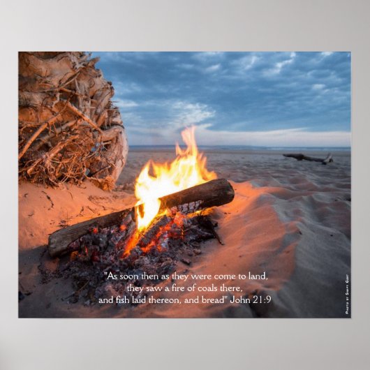 Poster John 21:9 (Devant)