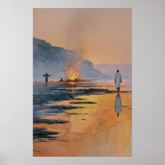 Poster John 21 Do You Love Me Print – Vertical Christian