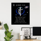 Poster John 3:16 (Bureau à domicile)