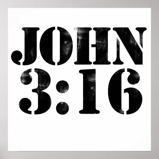 Poster John 3:16 (Devant)