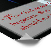 Poster John 3:16 (Coin)