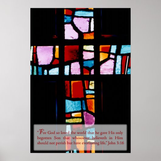 Poster John 3:16 (Devant)