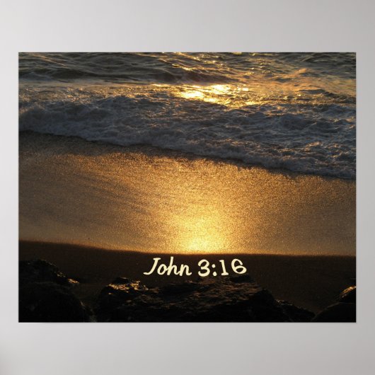 Poster John 3:16 (Devant)
