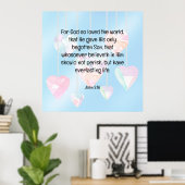 Poster John 3:16 (Bureau à domicile)