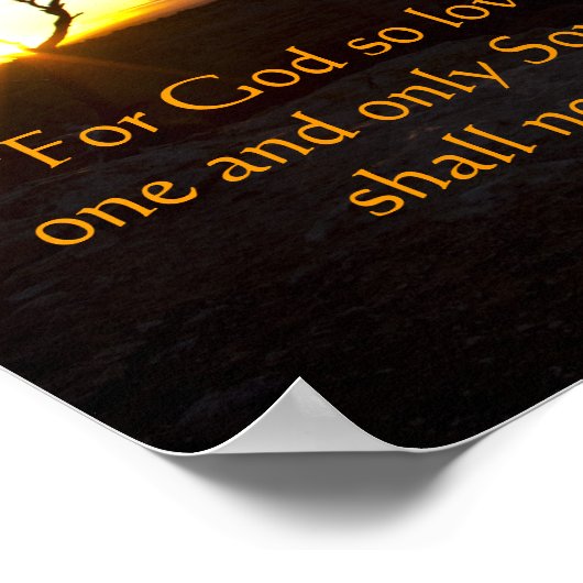 Poster John 3:16 (Coin)