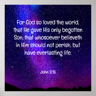 Poster John 3:16
