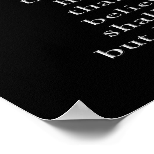 Poster John 3:16 (Coin)