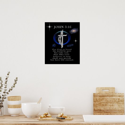 Poster John 3:16 (Cuisine)