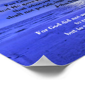 Poster JOHN 3:16 et JOHN 3:17 (Coin)