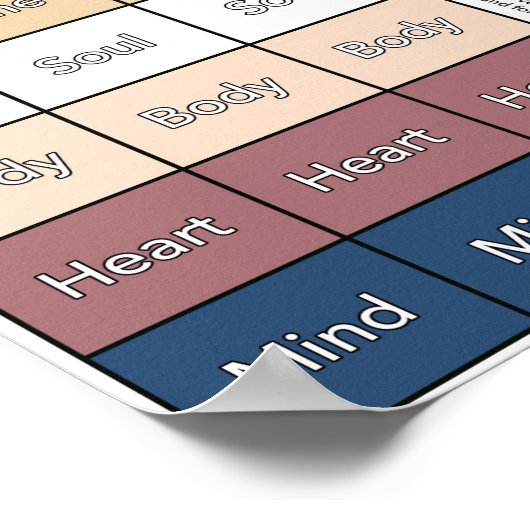 Poster John 3:16 Jeu (Coin)