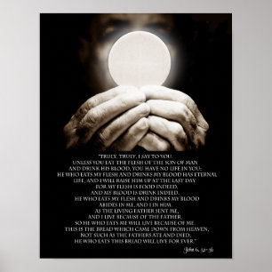 POSTER JOHN 6, 52-58