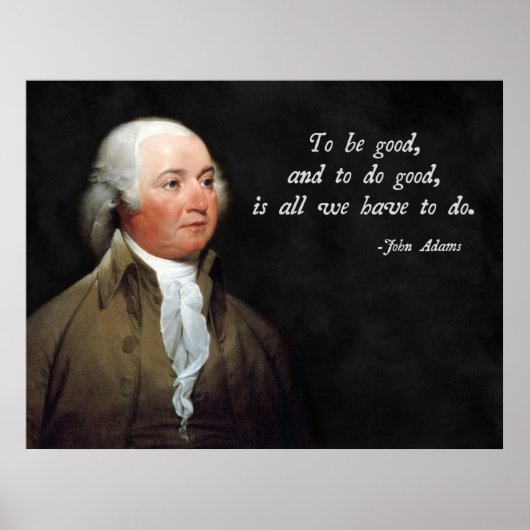 Poster John Adams Bonne Citation (Devant)
