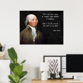 Poster John Adams Dette et épée (Bureau à domicile)
