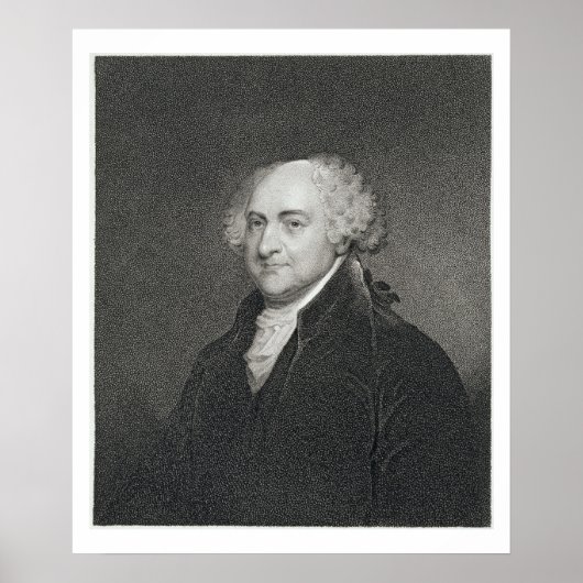 Poster John Adams, gravé par James Barton Longacre (179 (Devant)