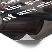 Poster John Adams Quote On Our Constitution (Coin)