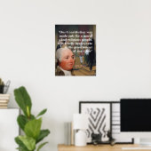 Poster John Adams Quote On Our Constitution (Bureau à domicile)