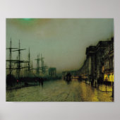 Poster John Atkinson Grimshaw - Canny Glasgow (Devant)