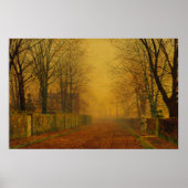 Poster John Atkinson Grimshaw Evening glow CC0871 (Devant)