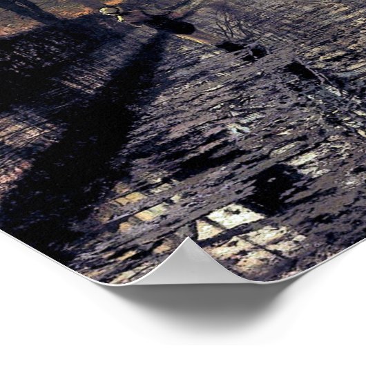 Poster John Atkinson Grimshaw Novembre (Coin)