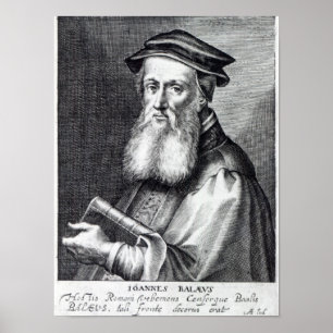 Poster John Bale, évêque d'Ossory, 1620