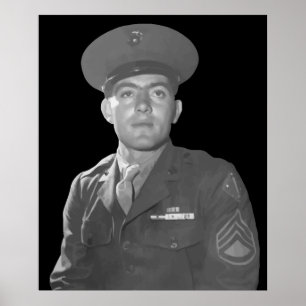 Poster John Basilone -- Medal of Honor Recipient