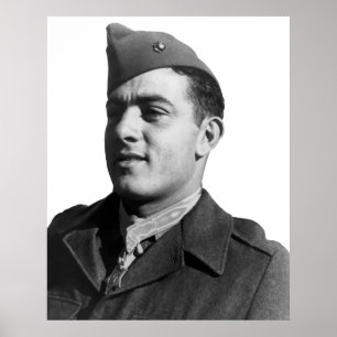 Poster John Basilone -- WW2 Hero