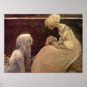 Poster John Bauer Agneta et le lac King (Devant)