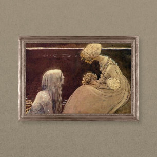 Poster John Bauer Agneta et le lac King