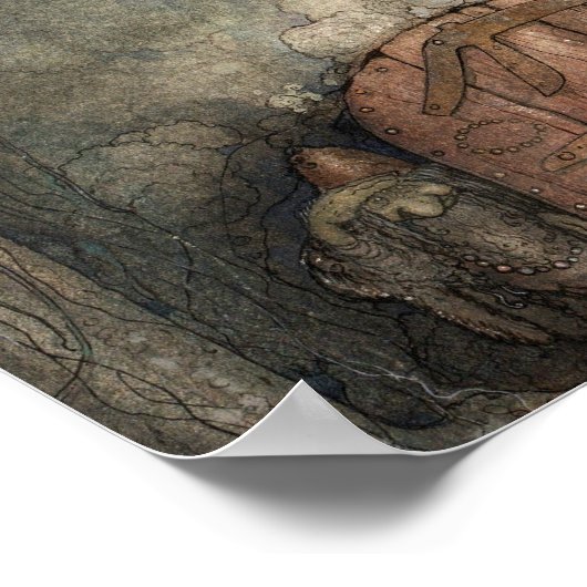 Poster John Bauer - Bergaporten (Coin)