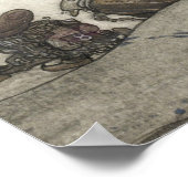 Poster John Bauer - Dans la nuit de Noël (Coin)