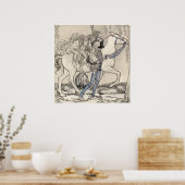 Poster John Bauer - Il a mené le Cheval à la bridle (Cuisine)