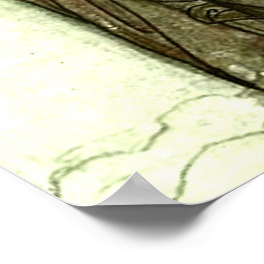 Poster John Bauer La Princesse et le Troll (Coin)