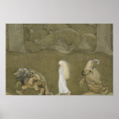 Poster John Bauer - La princesse et les trolls (Devant)