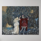 Poster John Bauer - Lena danse avec le chevalier (Devant)