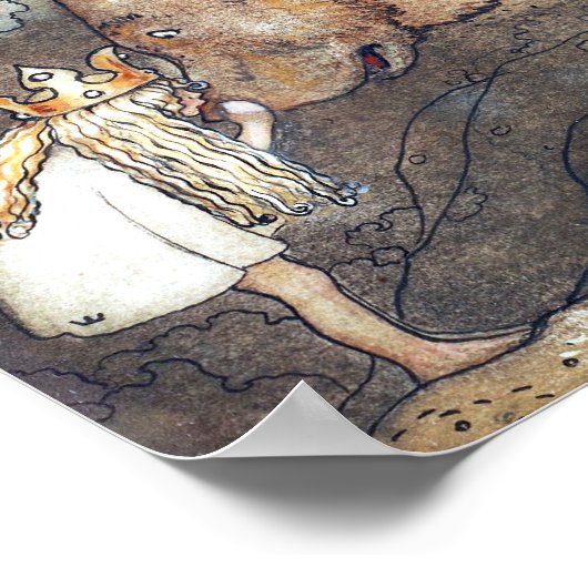 Poster John Bauer Poor Little Basse (Coin)